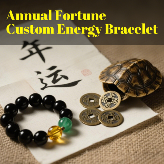 OMenergy Custom Annual Conflict Resolver & Negative Chi Shield Bangle