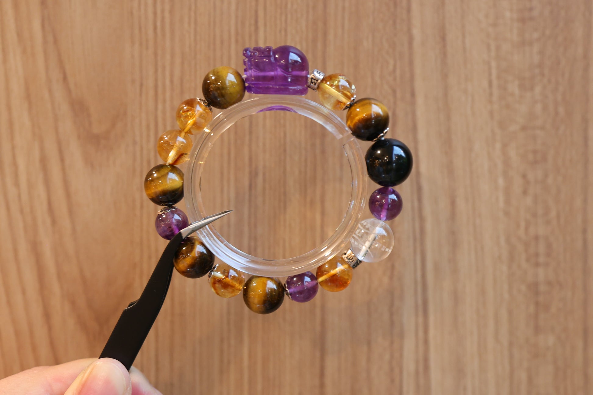 OMenergy LaiCai/Prosperity Flow Five Elements Bracelet